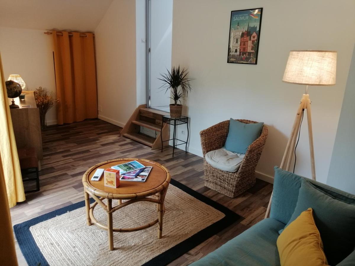 Bel Appt 3 Pieces, A L'Etage, Jardin Privatif, Au Calme, 10 Mn Saumur Et Cnpe Varennes-sur-Loire Bagian luar foto