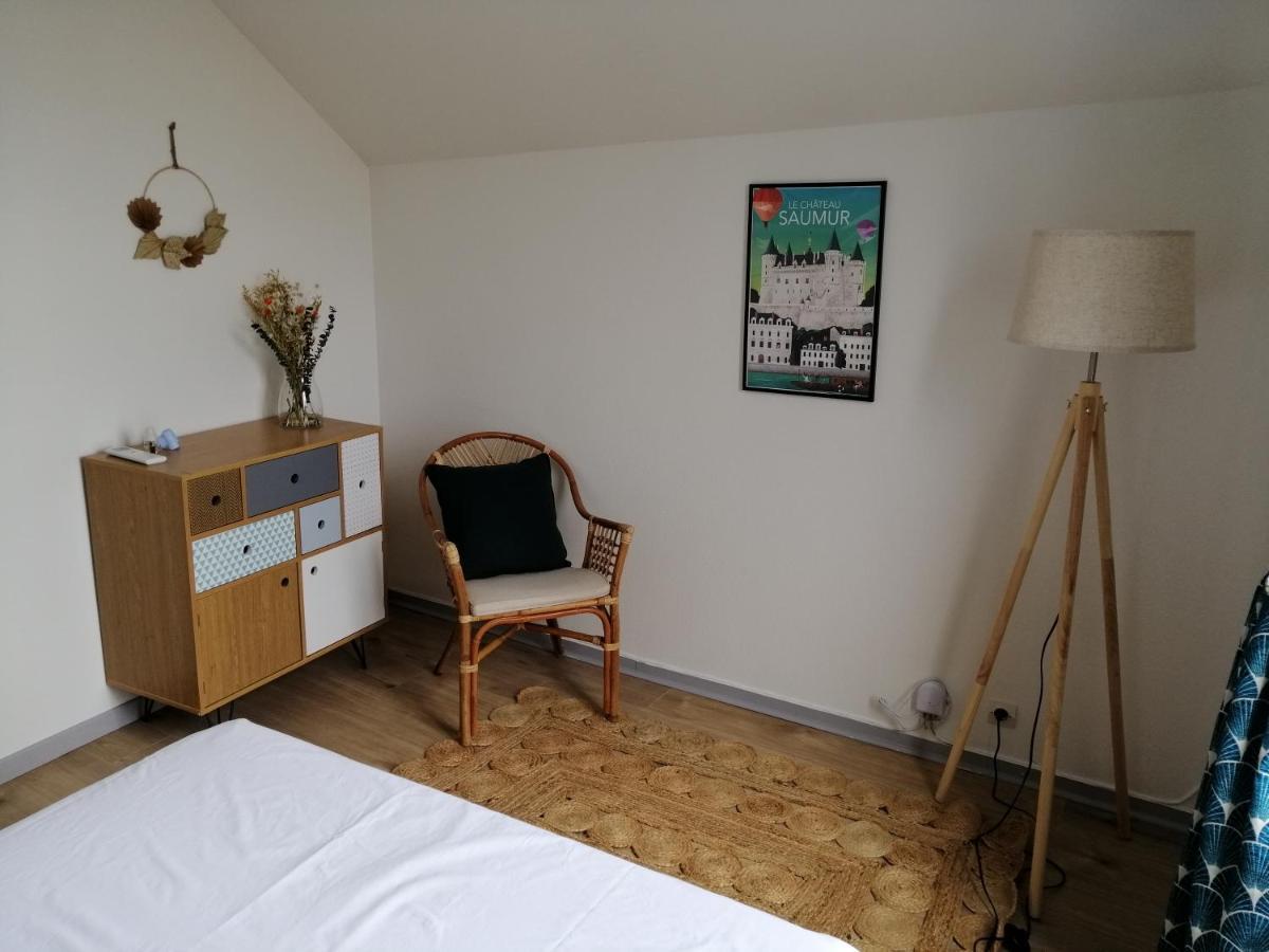 Bel Appt 3 Pieces, A L'Etage, Jardin Privatif, Au Calme, 10 Mn Saumur Et Cnpe Varennes-sur-Loire Bagian luar foto